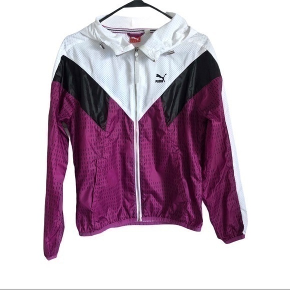 Puma multicolored Light weight WindBreaker Jacket Size S